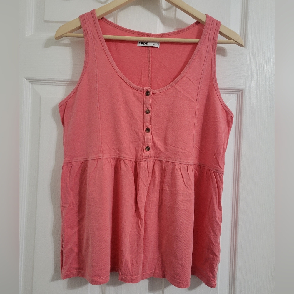Women's Peach Tank Top- Medium